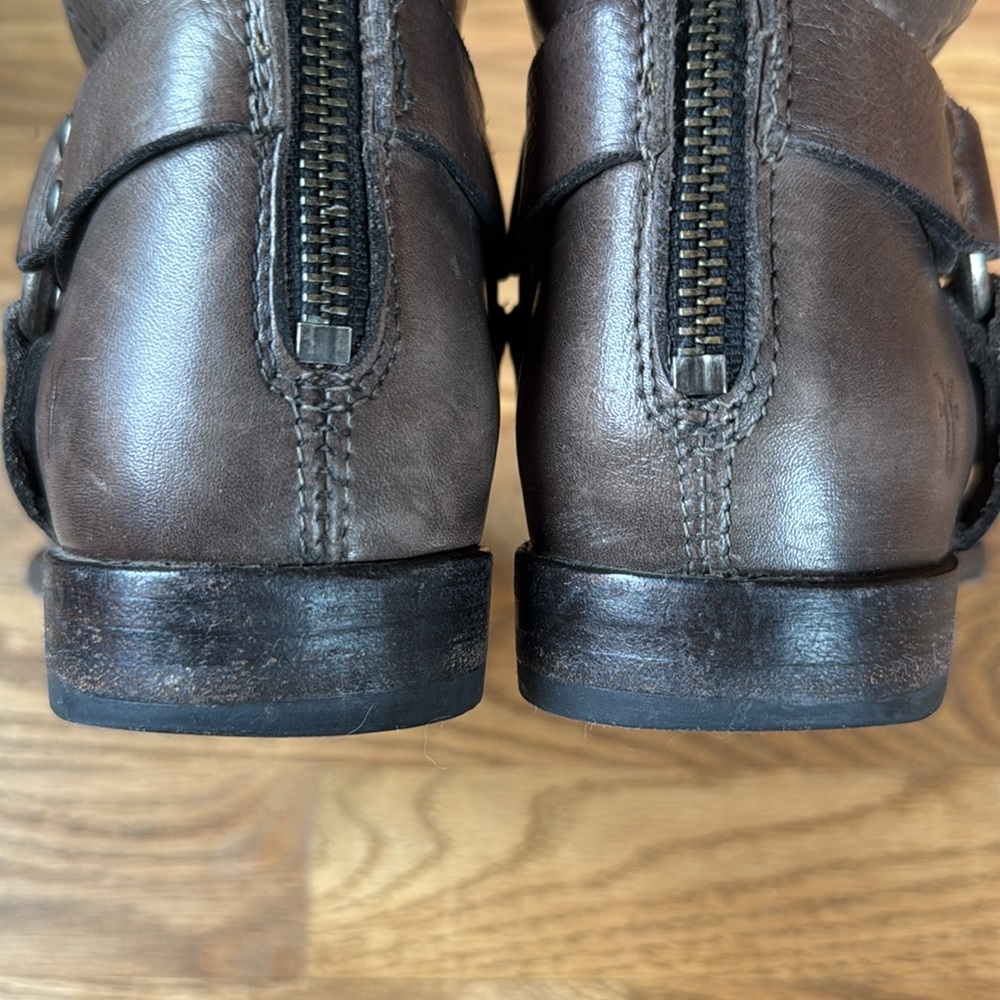 Frye Phillip Harness Short Boots - Picture 5 of 9